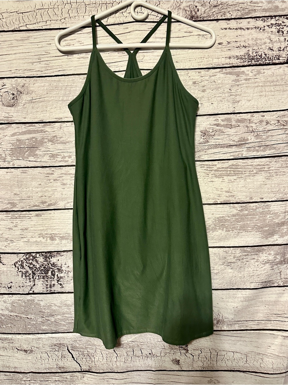 Kyodan Athletic Dress Green Built In Shorts M Activewear Tennis Golf Exercise